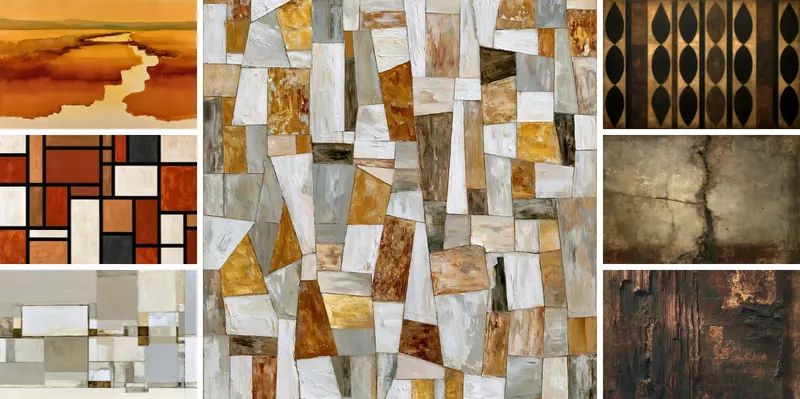 Warm Earth-Tone & Neutral Abstract — licensing-ready art by Foxguild